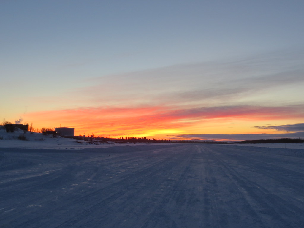 Beautiful sunrise in Inuvik, NWT part 1 This is at begin… Flickr