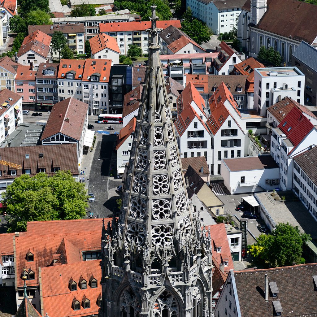 Ulm11 Ulm view from the steeple (161.53 m) Alessandro Caproni Flickr