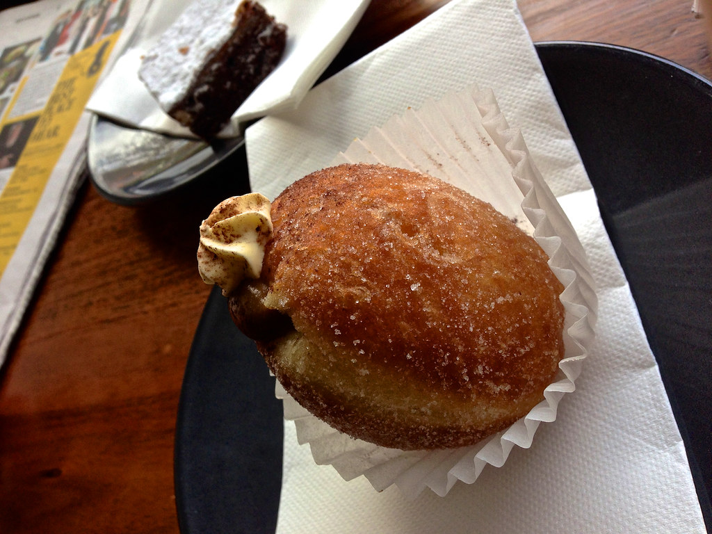 Coffee donut at Tivoli Road Bakery in South Yarra Coffee d… Flickr