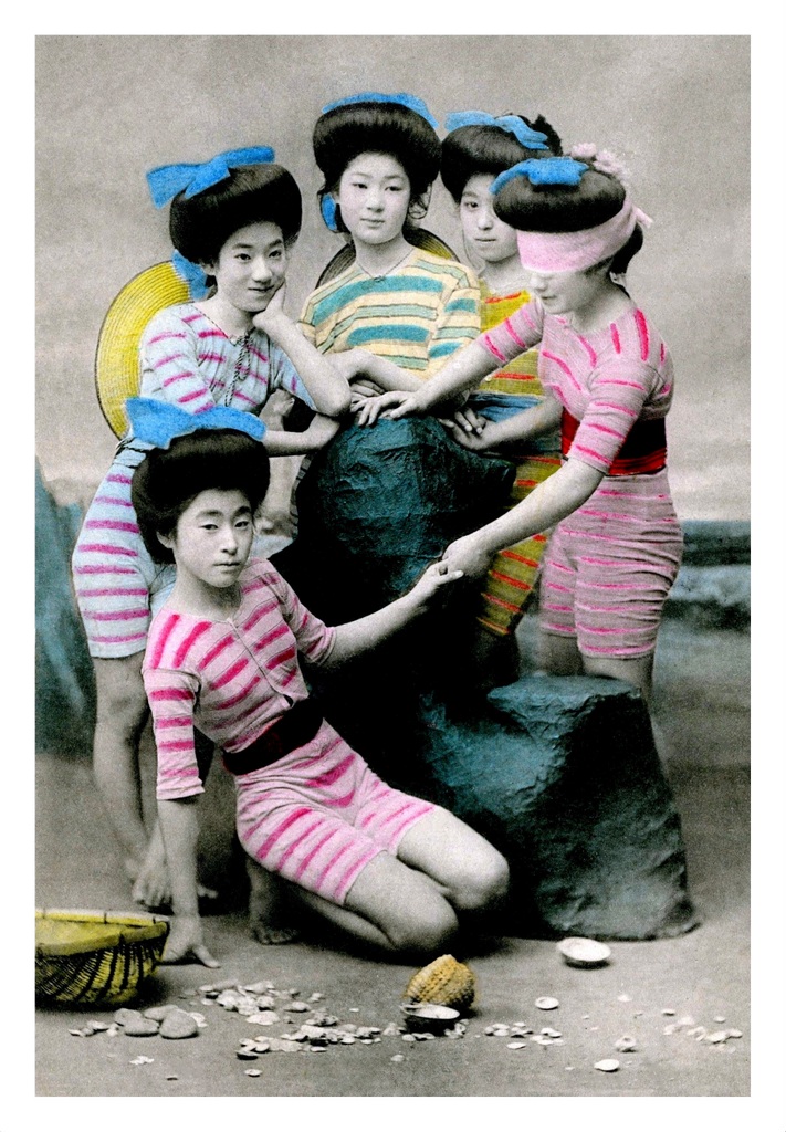 JAPANESE SWIMSUIT GIRLS MeijiEra Bathing Beauties of Ol… Flickr