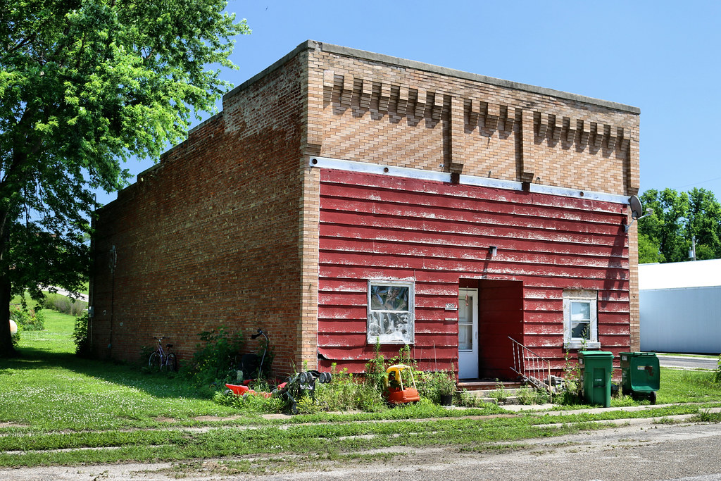 Downtown Building Nodaway, IA Tom McLaughlin Flickr