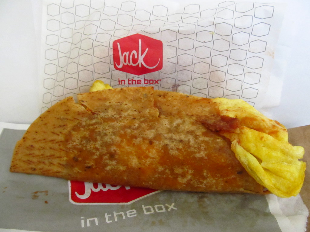 Jack In The Box Breakfast Taco A Monster Taco with Egg Flickr