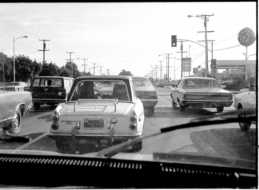 Los Alamitos Blvd. at Bradbury 1972 Looking south on Los A… Flickr