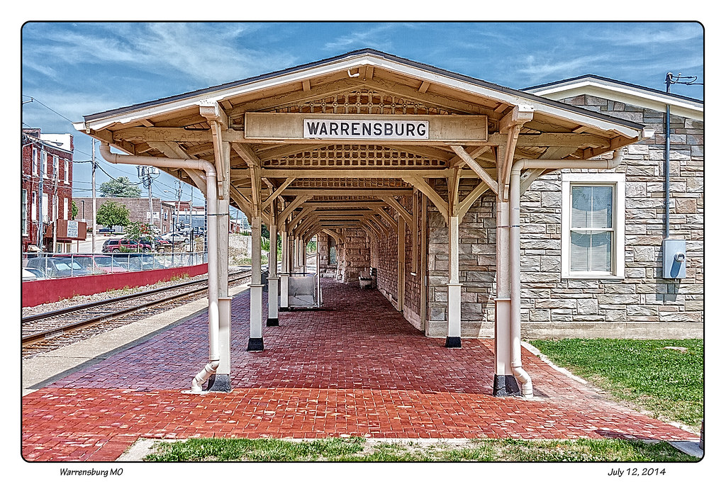 Warrensburg MO Amtrak Station Continuing our drive east on… Flickr