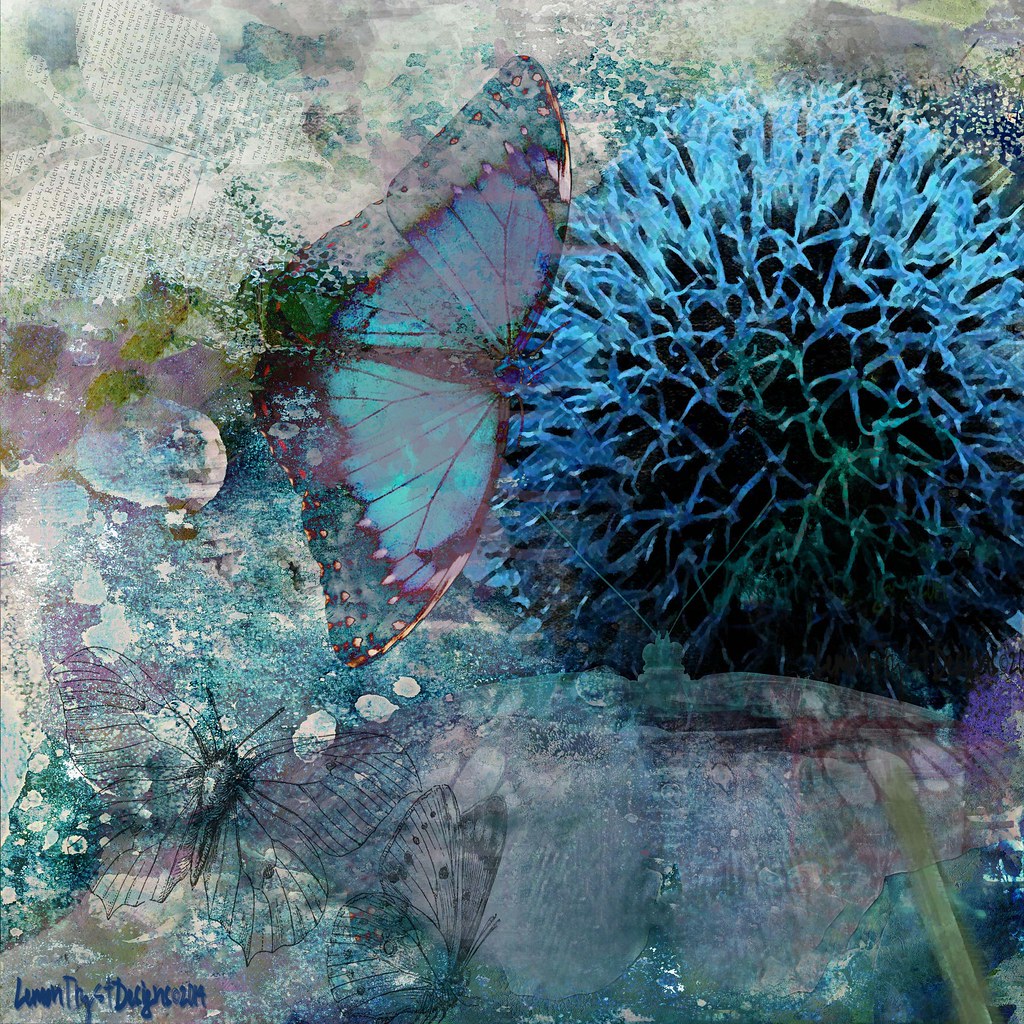 Kaleidoscope Butterflies A Citra Art collage featuring a k… Flickr