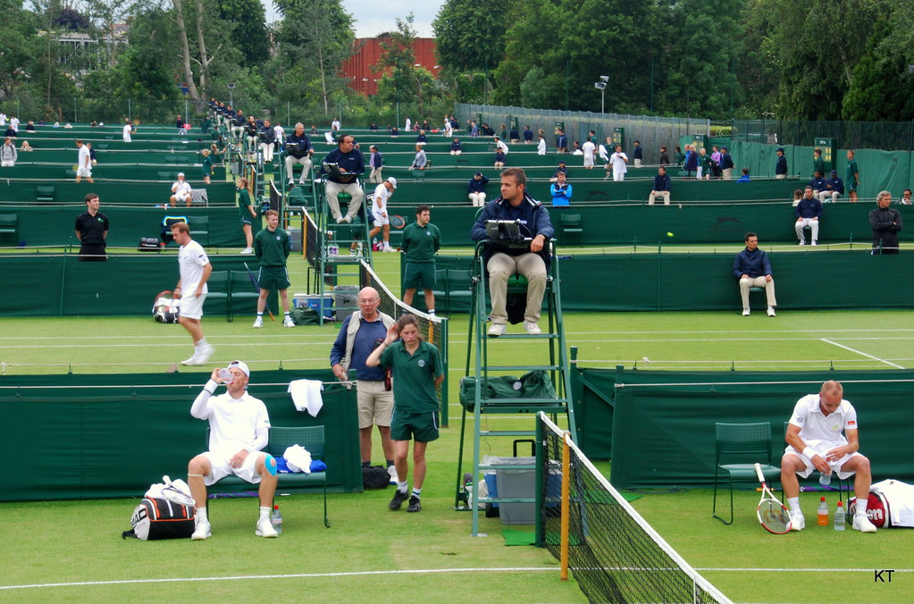 Wimbledon qualifying Day 1 of Wimbledon qualifying at Roeh