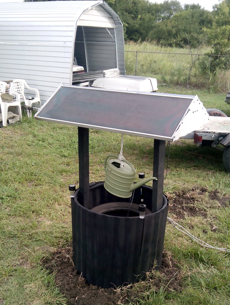 Solar Powered Grey Water Aeration/Evaporation Unit Flickr