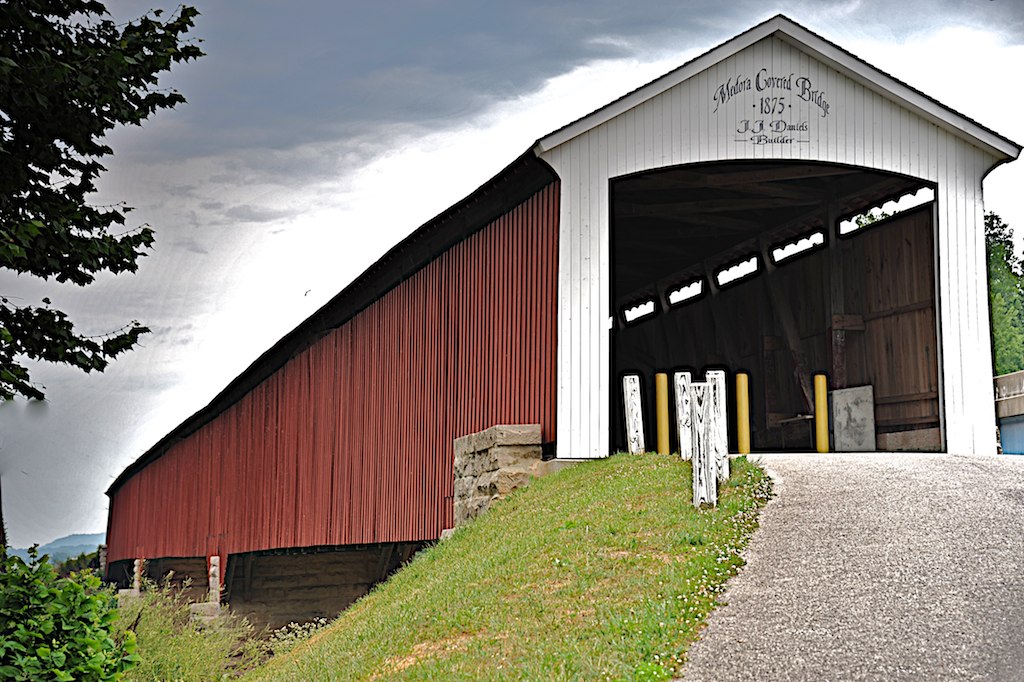 Medora Covered Bridge, Medora, Indiana A couple of hours w… Flickr