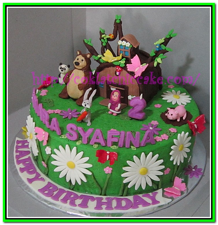 Kue Ulang Tahun Masha And The Bear Berbagai Kue