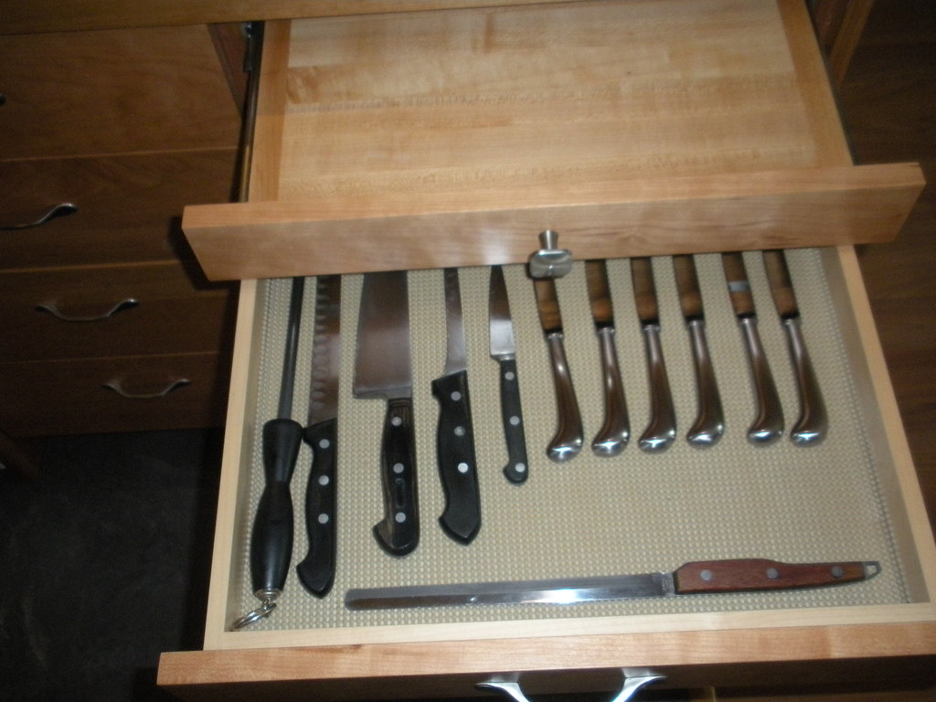 Kitchen cutting board & knife drawer kschell503 Flickr