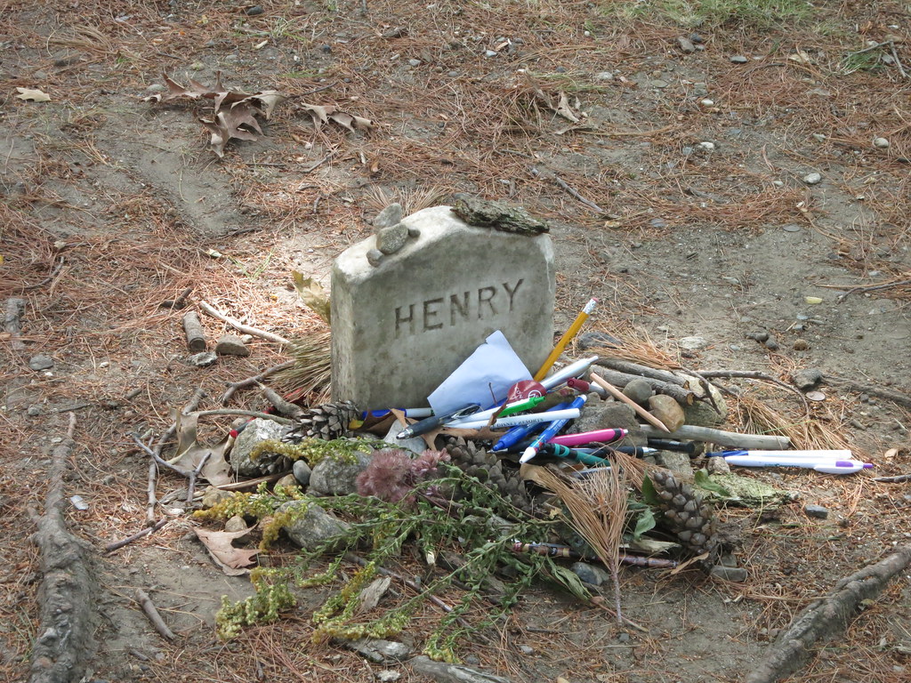Henry David Thoreau Grave Concord MA Aug 2014 Flickr