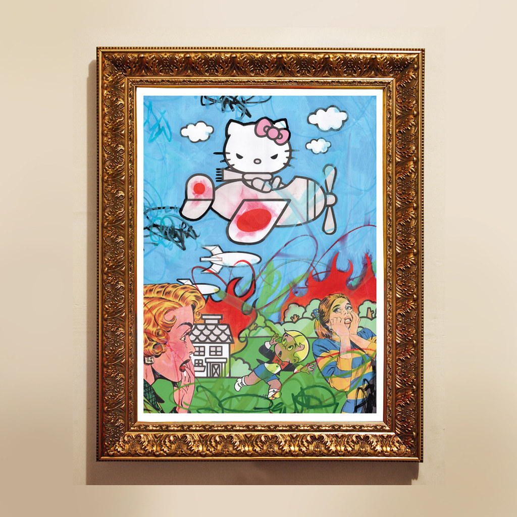 Hello Kitty by DILLON BOY Spray Paint / Acrylic / Oil Pens… Flickr