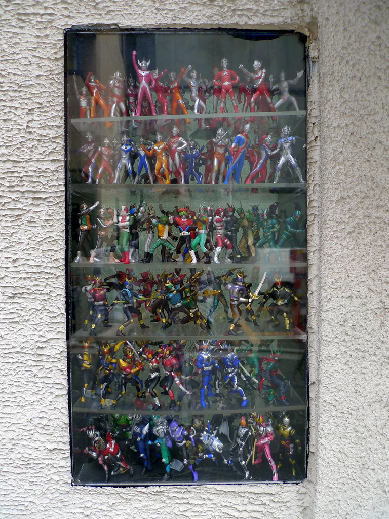 Action Figures on a Shop Window, Kyoto, Japan Caner's Adventures