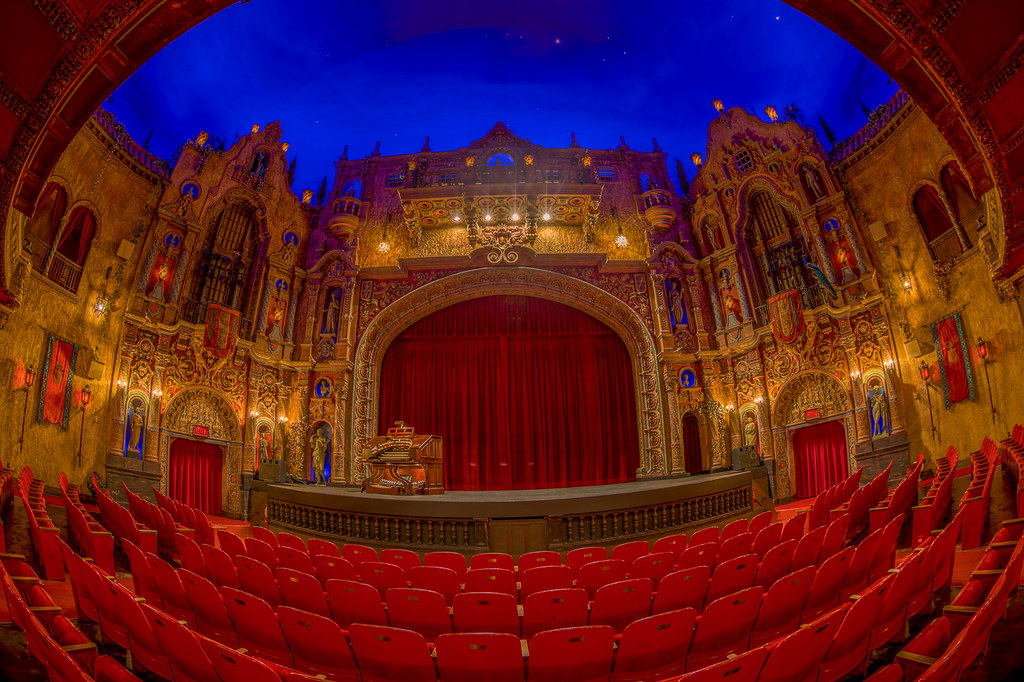 Tampa Theatre Full Fisheye View Merge Detail Tampa Theatre… Flickr