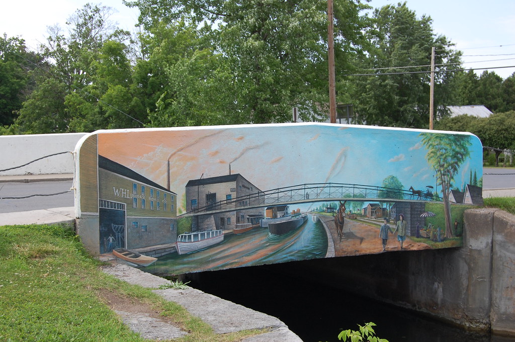 Canal Street Bridge Mural Canastota, NY Mural painted on… Flickr
