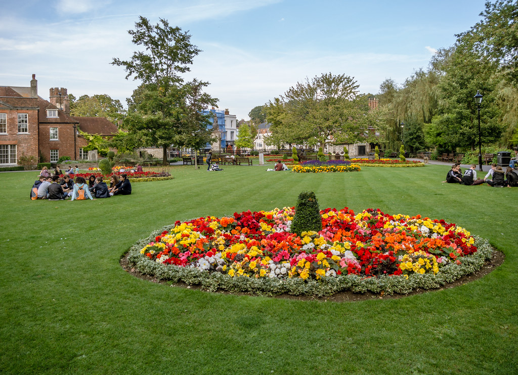 the Abbey gardens in Winchester, Hampshire Anguskirk Flickr