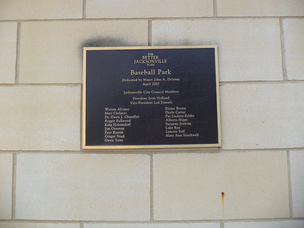 Baseball Grounds of Jacksonville Baseball Park Plaque Flickr