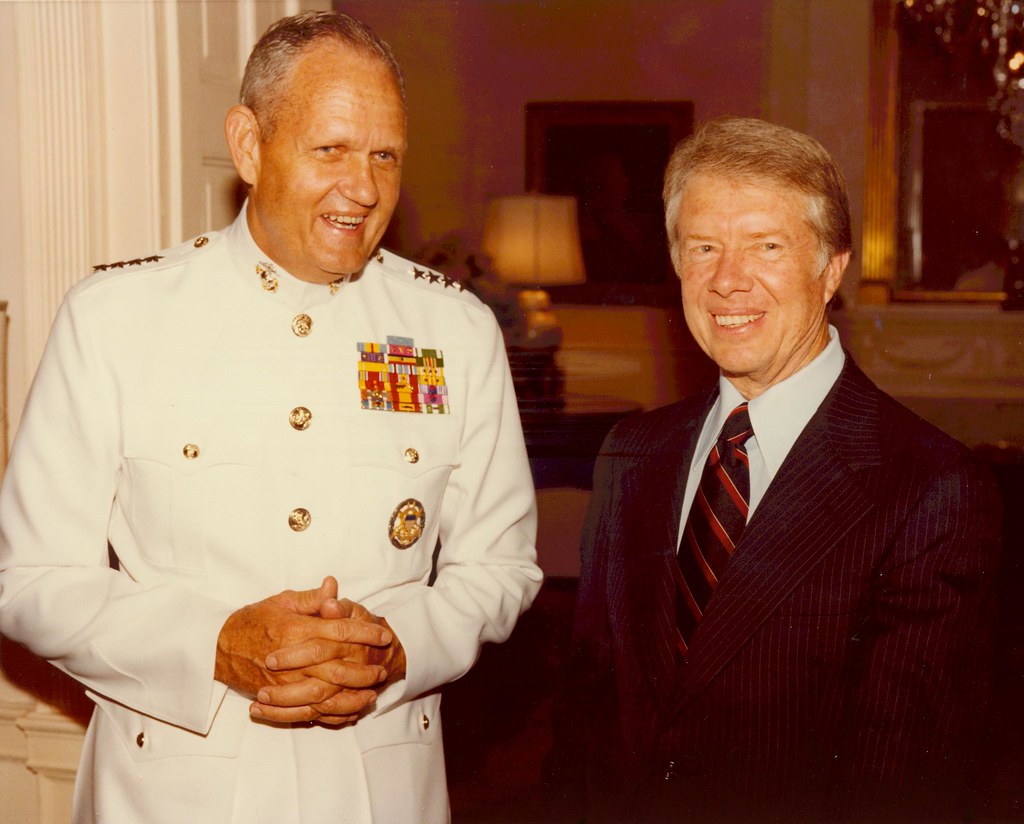 Louis Wilson and Jimmy Carter, 4 August 1978 "President Ca… Flickr