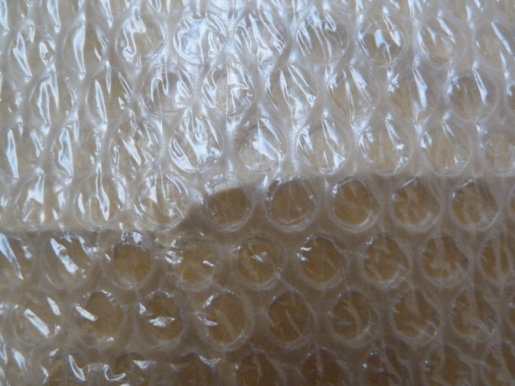 Bubblewrap side of parcel packaging photo 1 I received… Flickr
