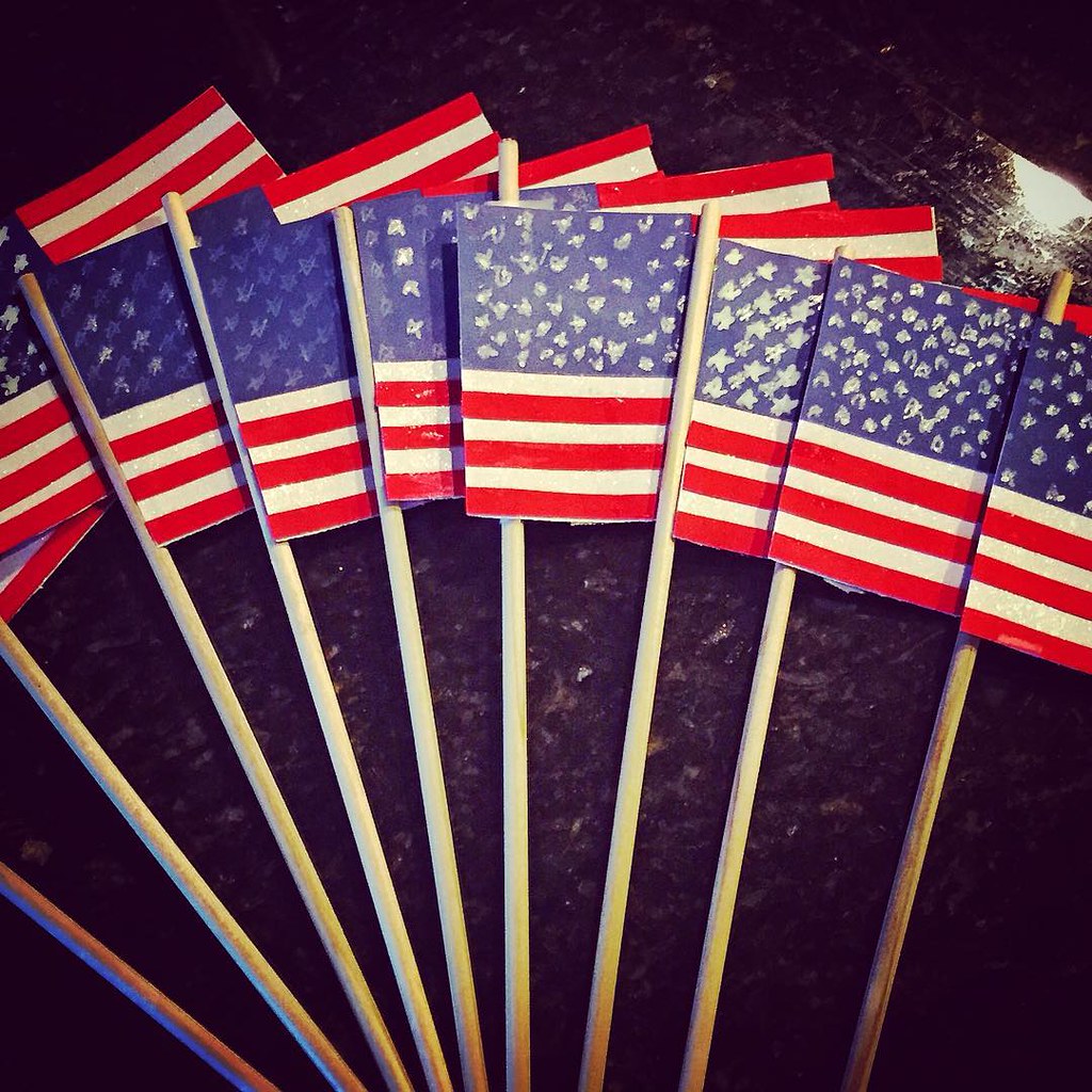 Why spend 510 on a bunch of little American flags when … Flickr