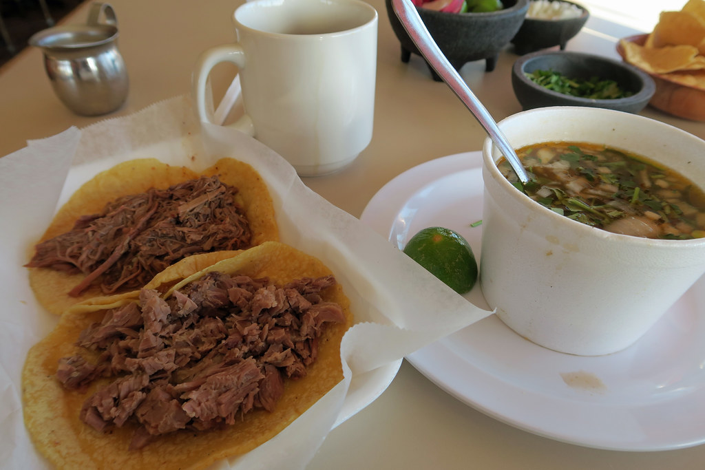 Birria de Chivo and Birria de Res Tacos and Consomme for B… Flickr