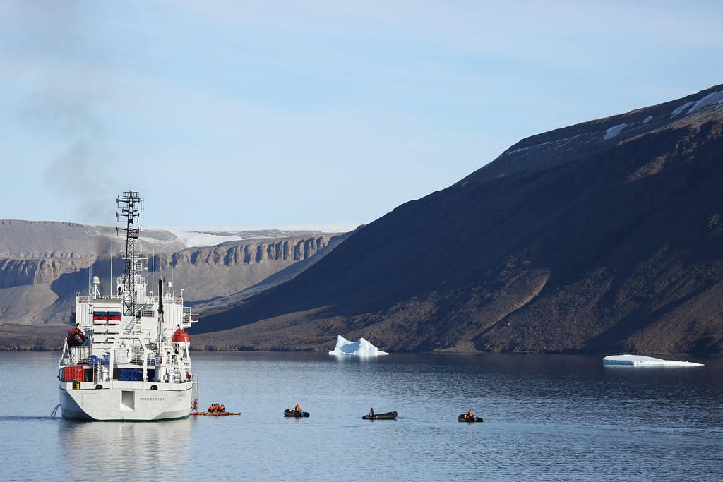 Expeditioners Dundas Harbour Summer Landscape Devon Island Canadian