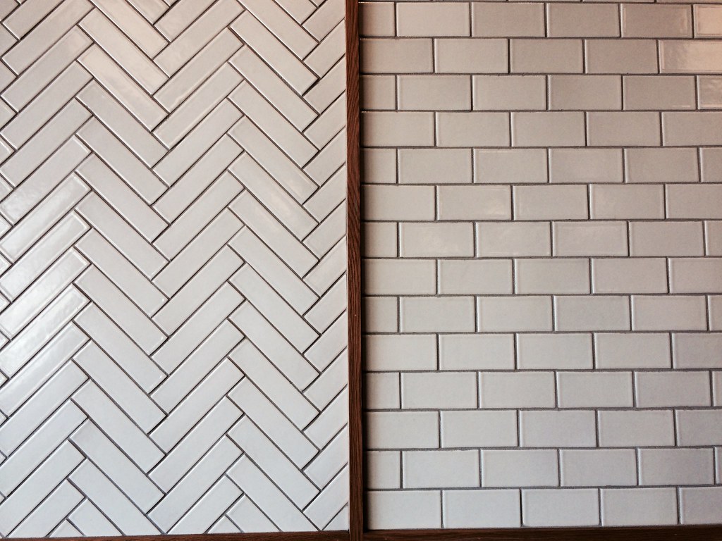 Fire Clay Tile Examples of Subway Tile Layout Lynn Friedman Flickr