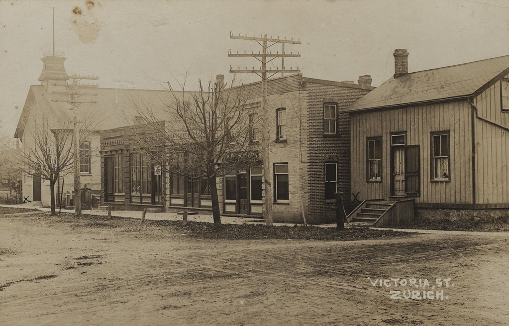 Victoria Street, Zurich, Ontario Description Postcard Obj… Flickr