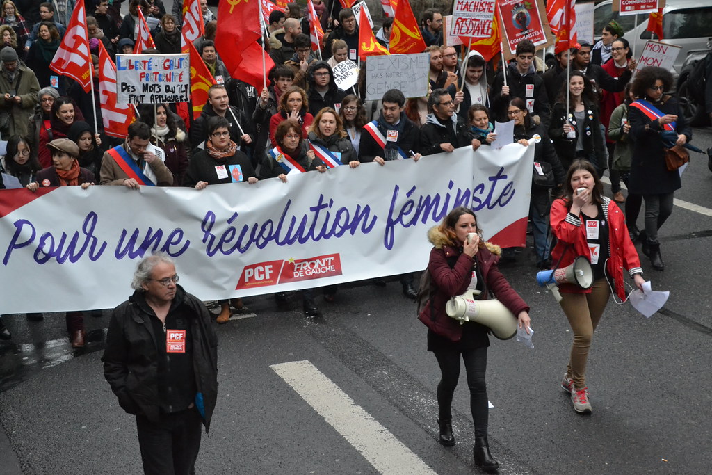 Manif 8 mars 2017 Paris French demonstration in Paris