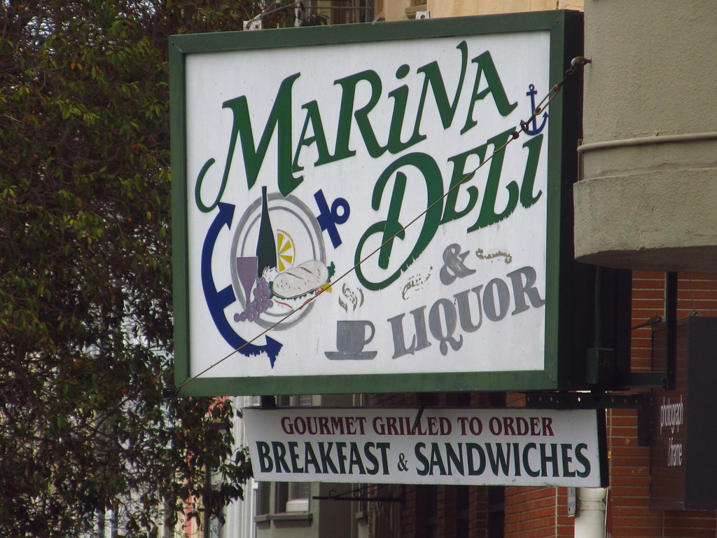 Marina Deli & Liquor Chestnut Street; San Francisco Willis Lam Flickr