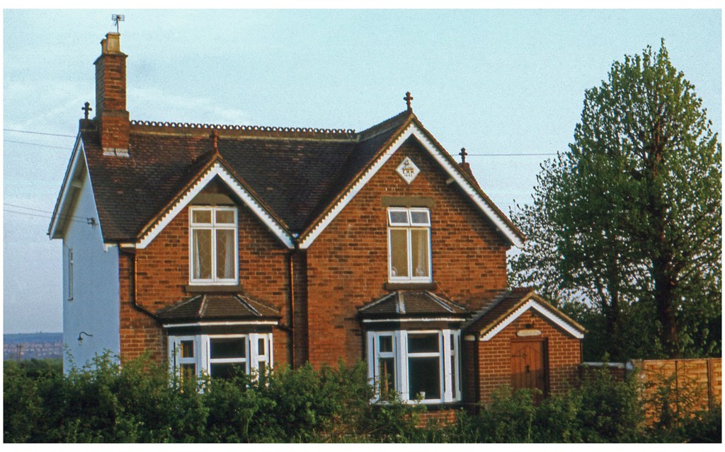 Shipley Common Lane near Ilkeston an 1873 Victorian house of the