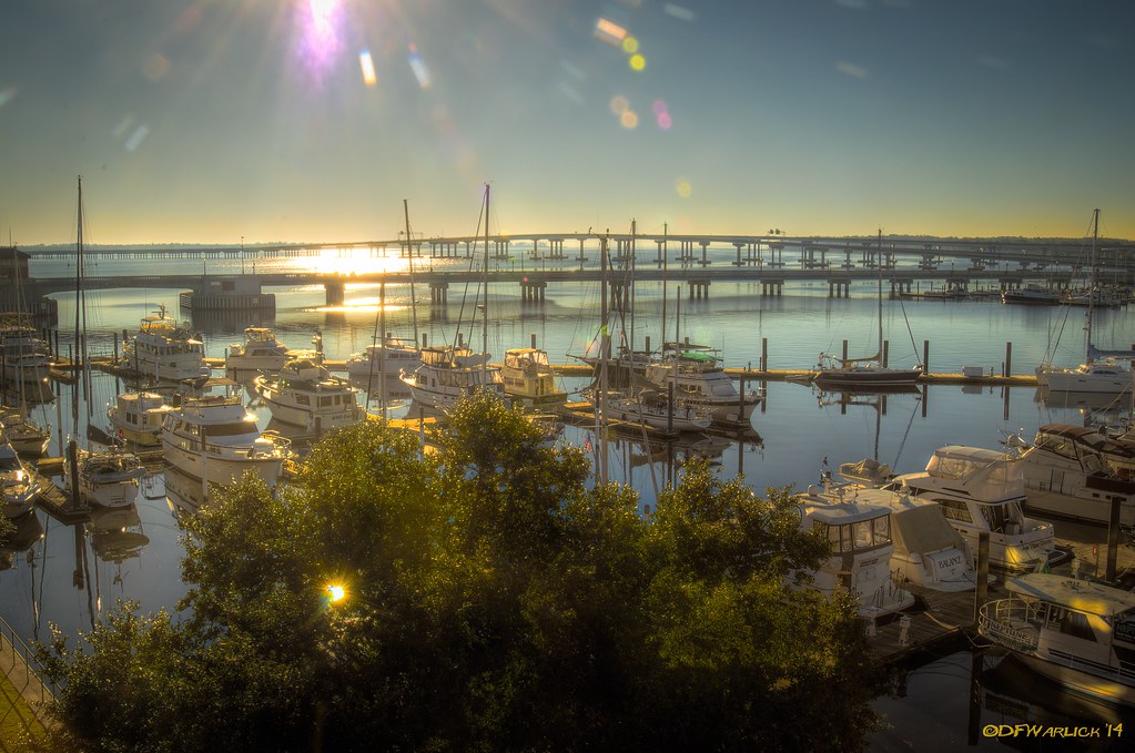 New Bern Marina One of a series of threeexposure photos o… Flickr