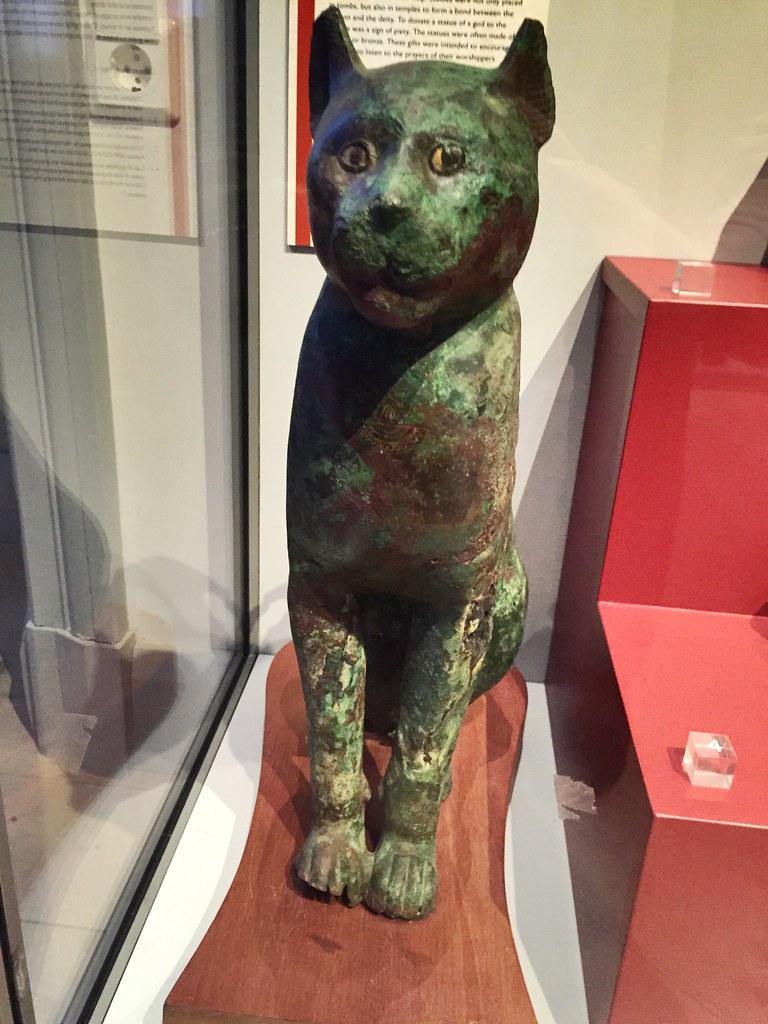 The cat goddess Bastet Museum Gustavianum, Uppsala, Octobe… Flickr