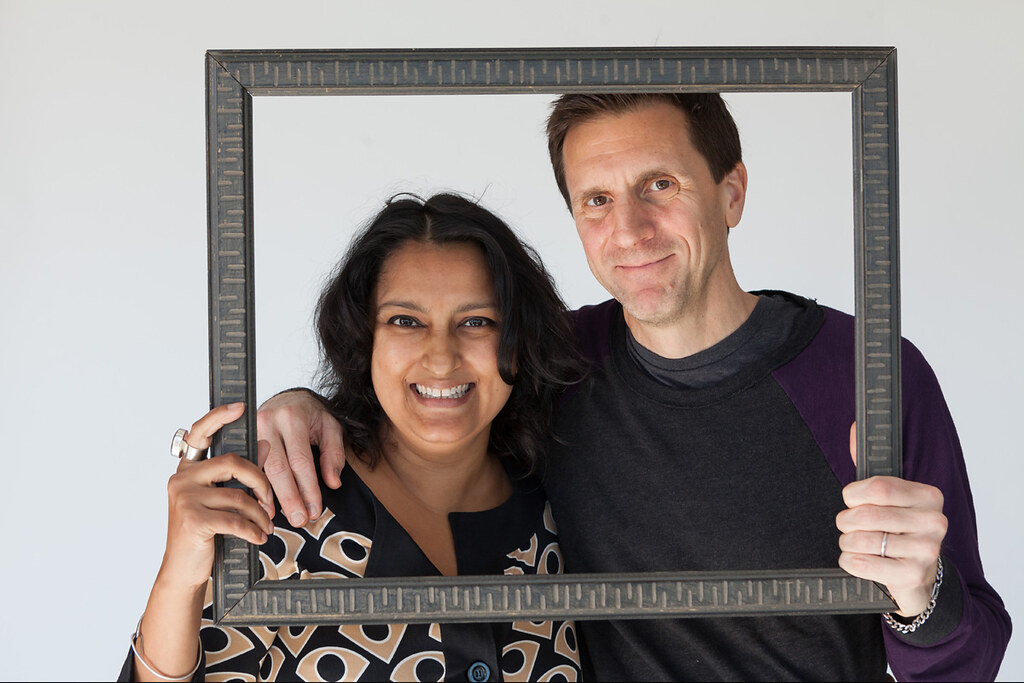 Sneha Kapadia & Wyatt Sprague, owners of Woodstock Framing… Flickr
