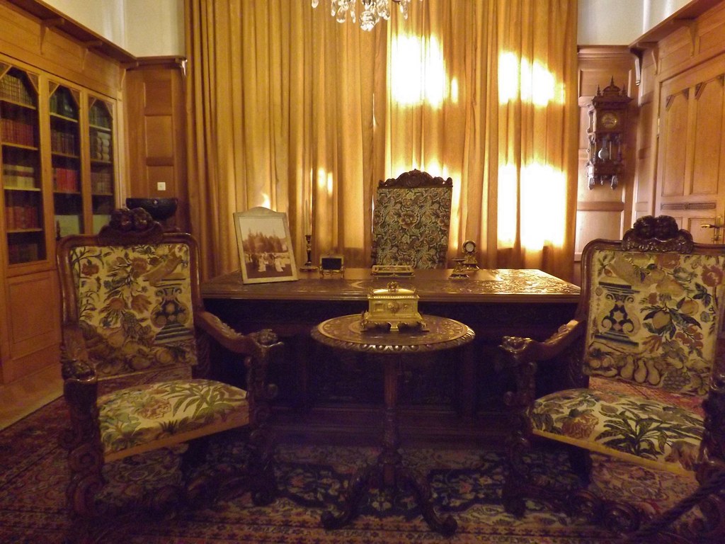 Inside the palace. "King Carol I of Romania (18391914