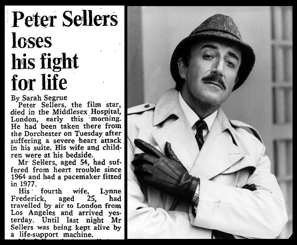 24th July 1980 Death of Peter Sellers Bradford Timeline Flickr