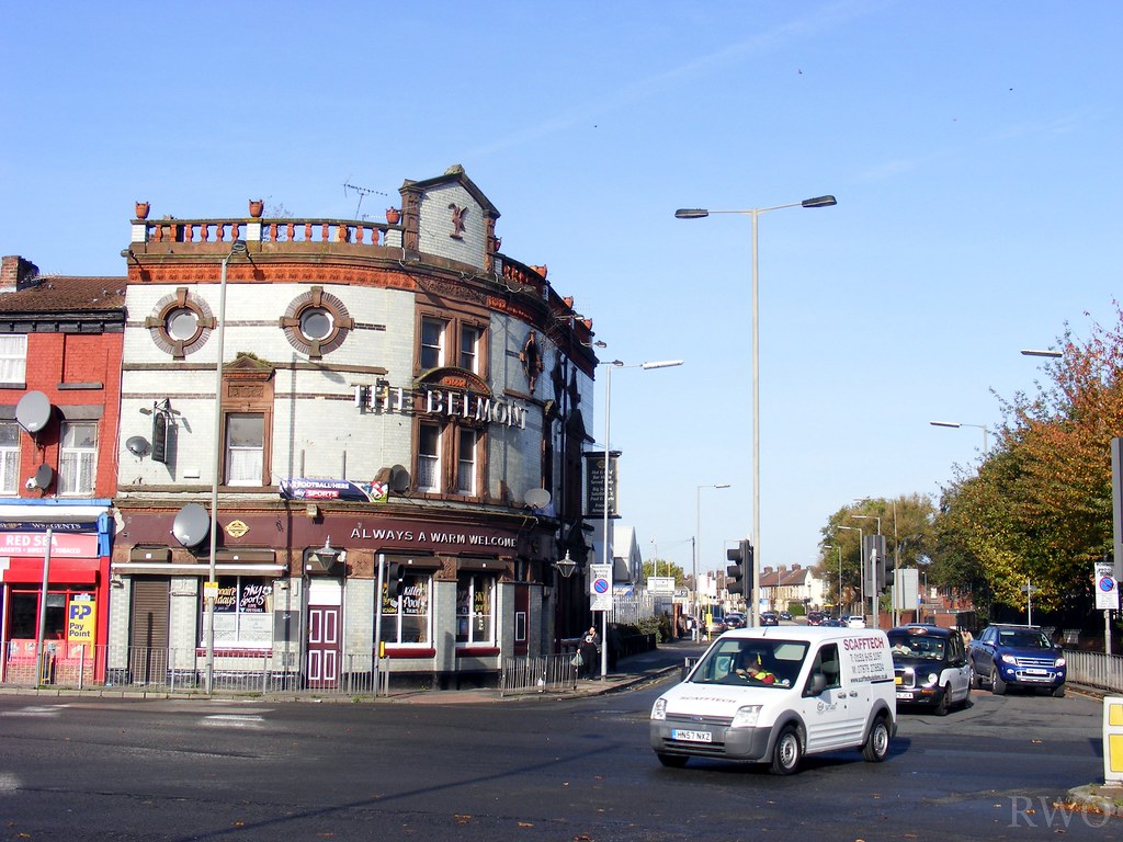 The Belmont, Belmont Road, Anfield/Tuebrook Marking the bo… Flickr