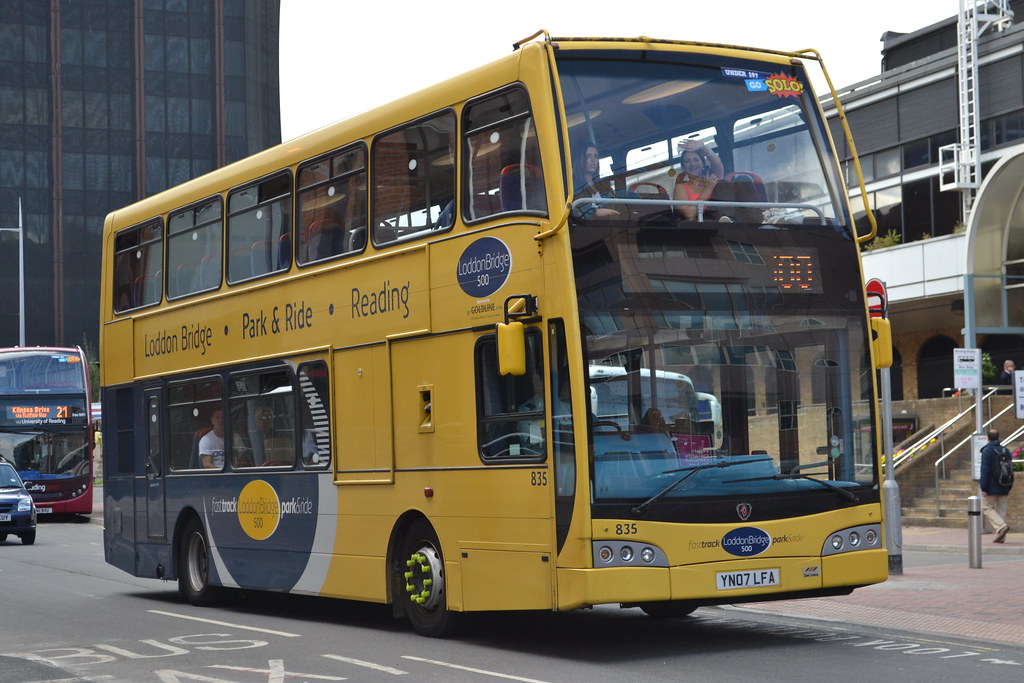 Reading Buses 835 YN07LFA Seen in Reading 23rd August 2014… Flickr