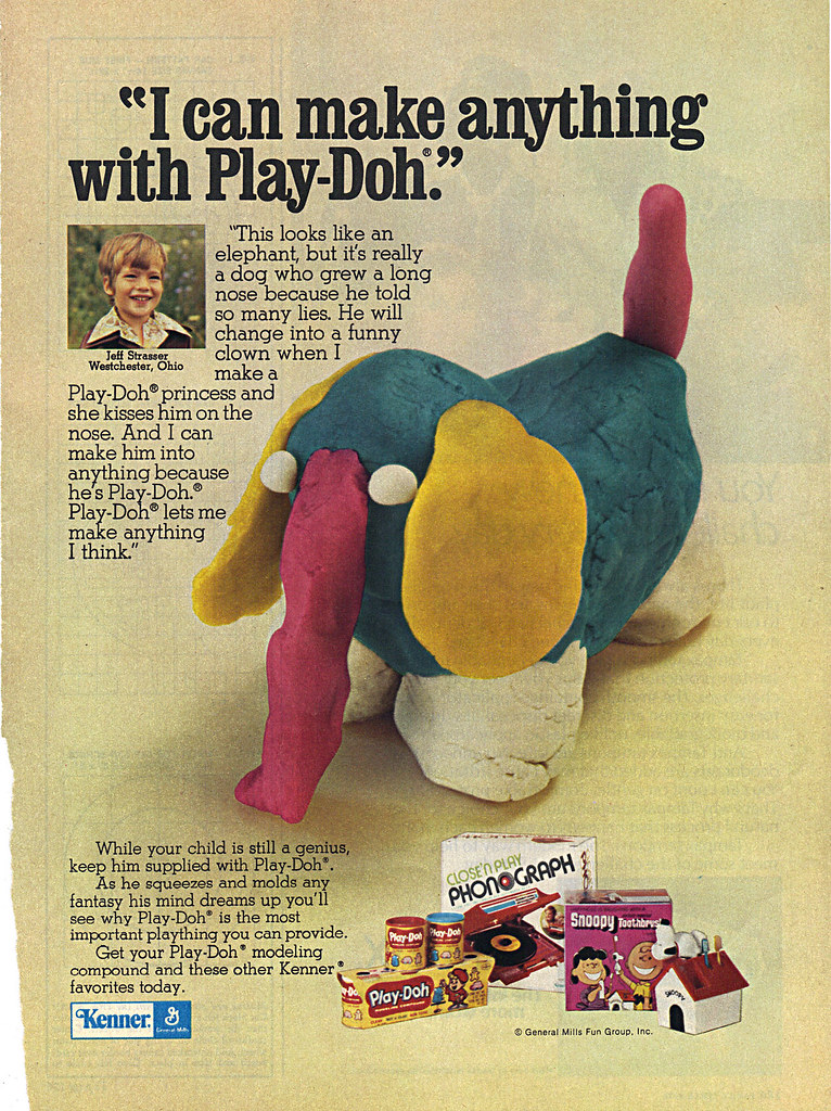 KENNER "I can make anything with PlayDoh." (( 1974 )) Flickr