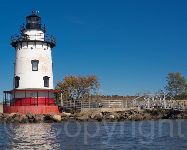 Tarrytown Light Lighthouse on the Hudson River, Sleepy Hollow, New York