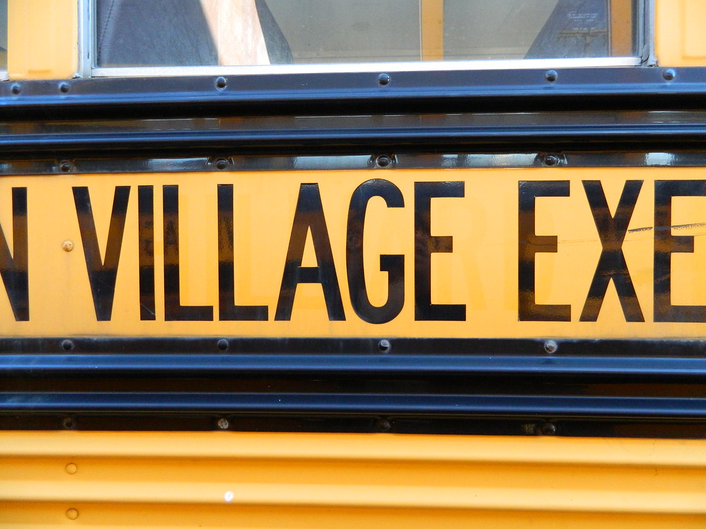 Exempted Village Schools 697 Bus lot Newc… Flickr