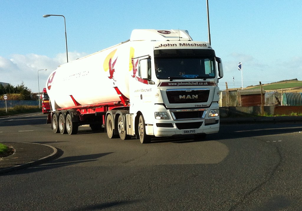 SN14 PVO John Mitchell Man Tgx Admiralty Road Rosyth Cammies