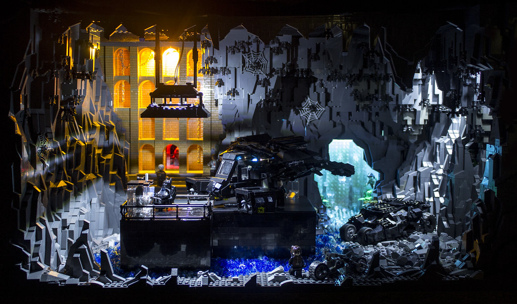 Dark Knight Rises Batcave Probably my most ambitious MOC s… Flickr