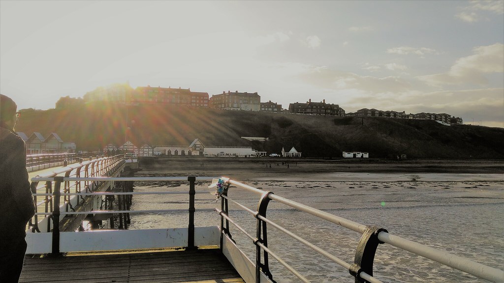 Saltburn by the Sea Hit by the waves of North Sea Eleni