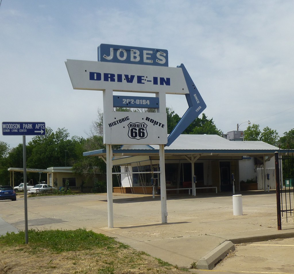 JOBE'S DRIVEIN EL RENO OKLAHOMA ROUTE 66 1220 Sunset Driv… Frank