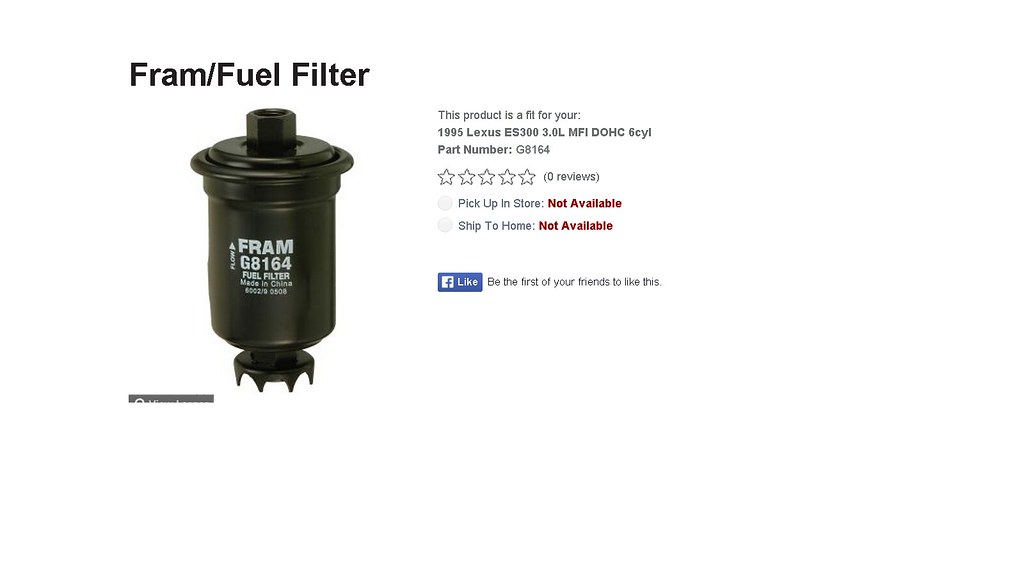 1995 Lexus ES300 FUEL FILTER Pat Fromrhodeisland Flickr
