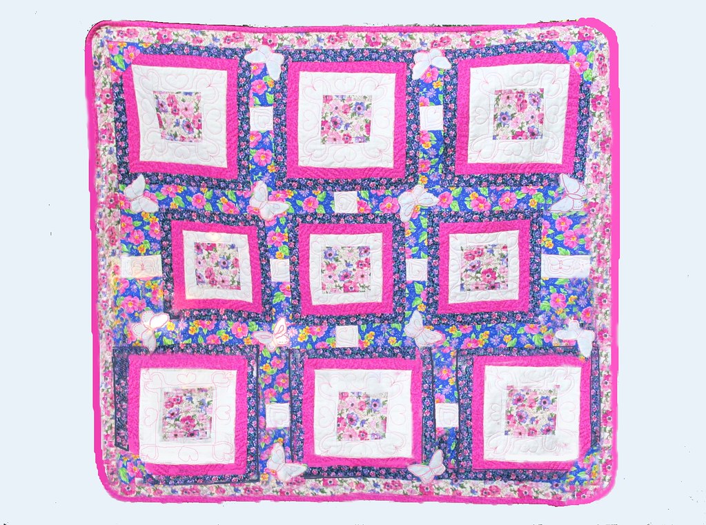 Baby Quilt 2014 Baby quilt with cotton batting, 40" x 42" … Flickr