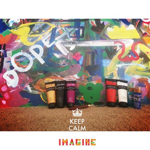 Here's a DOPE painting that my boo so artfully painted for… Flickr