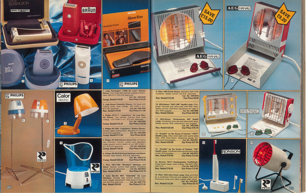 Argos Catalogue Spring 1978. Page 104 / 105 Copyright Argo… Flickr