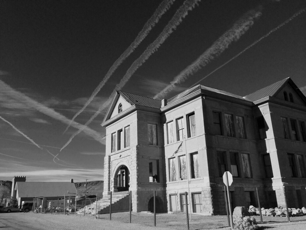 High School , Goldfield Nevada Circa 1907 Poav Sek Flickr